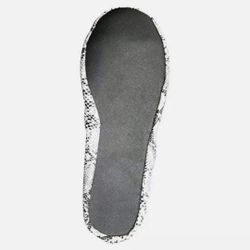 Dawgs Womens Foldable Ballet Flats Size: 5/6 Faux  snakeskin pattern with Travel Pouch New in package 100% Polyurethane Synthetic sole Relieve tired a