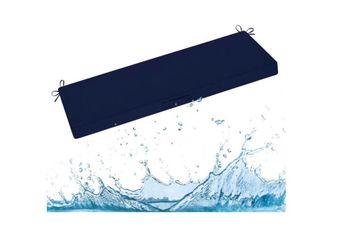 downluxe Outdoor Bench Cushion Waterproof, 48 × 18 Inch Patio Furniture Cushions with Adjustable Ties & Portable Handle, Porch Swing Cushions, Bench C