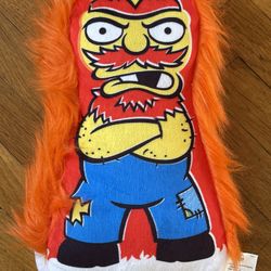 The Simpsons Grounds Keeper Willie Carnival Knock-Down Game Plush Toy