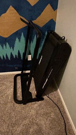 Funmily Treadmill Inclined Walking Pad and Handlebar