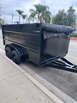 Dump trailer utility trailer landscaping traila