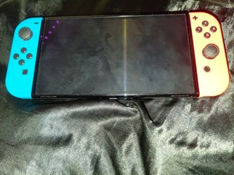Nintendo Switch with Neon Joy-Cons