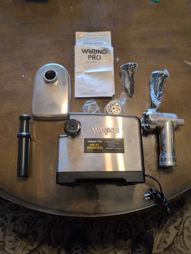 Waring Pro Meat Grinder MG105 Electric Stainless Steel