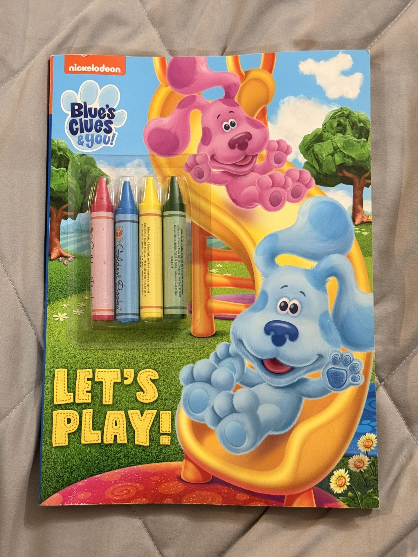 New Blue’s Clues & You Coloring Book & Crayons