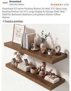 Walnut Shelves