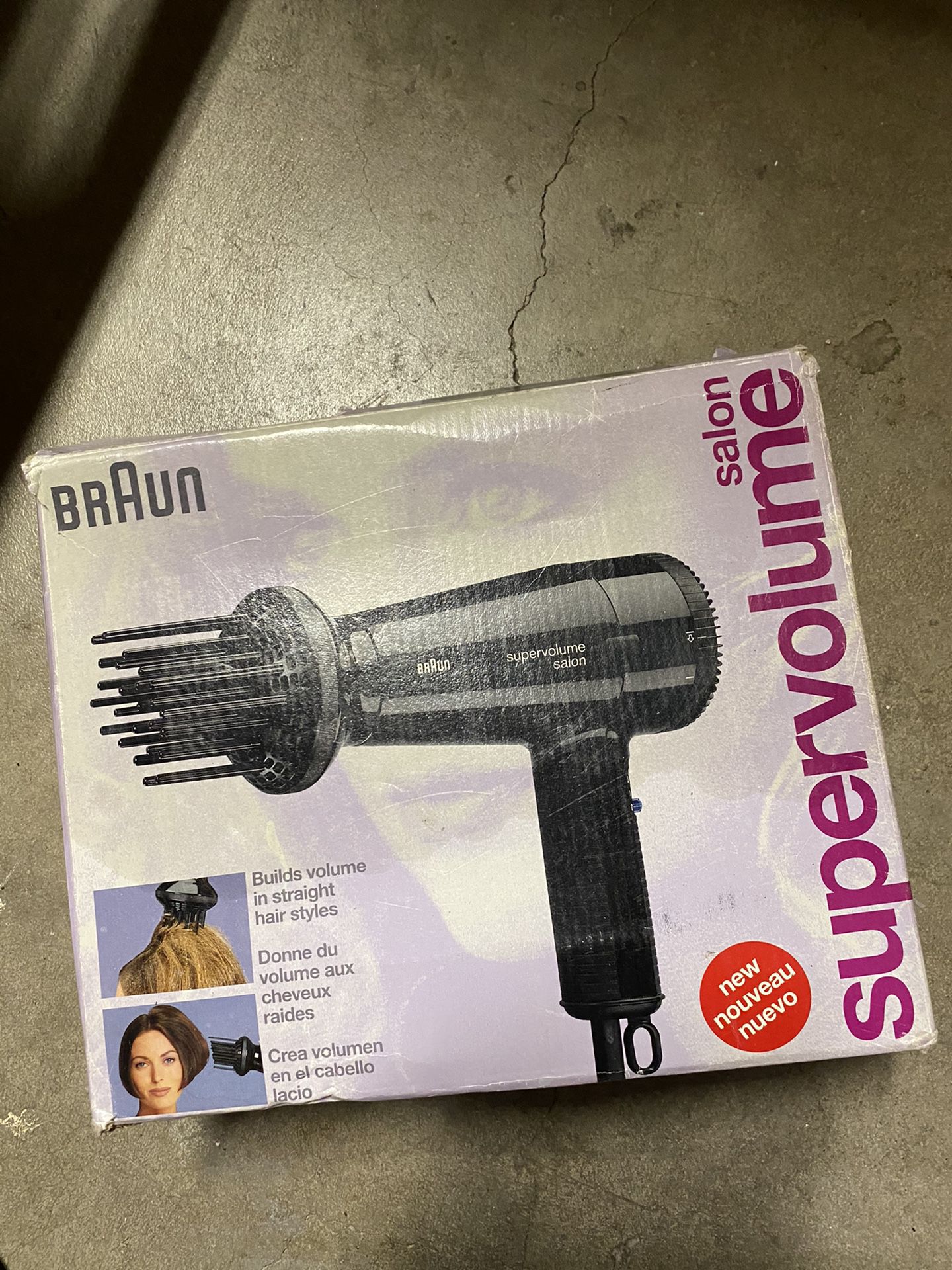  BRAUM Hair  Dryer Super Volume,  In The Box Brand New! ONLY $20