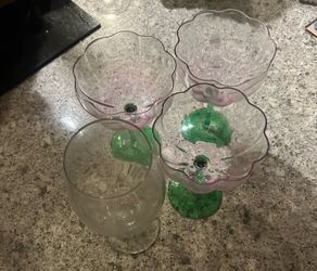 3 Tulip Glasses + 1