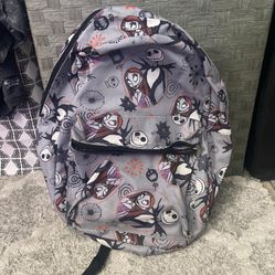 Disney Nightmare Before Christmas Backpack Jack Skellington Sally Backpack 2017.