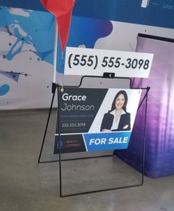 Yard Sign with Frame