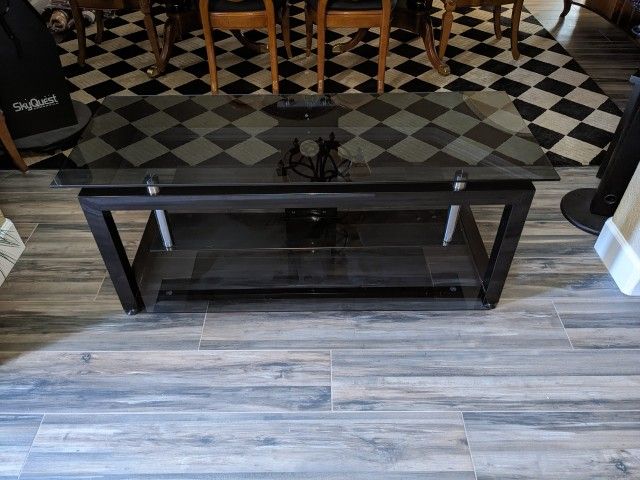 Glass TV Stand-Very Sturdy!