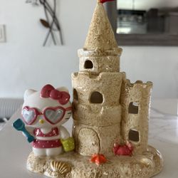Hello Kitty Sand Castle Candle Holder