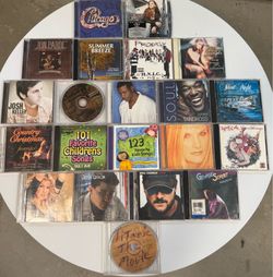 Mixed CD Music Lot – Country, Pop, Christmas & Kids Music
