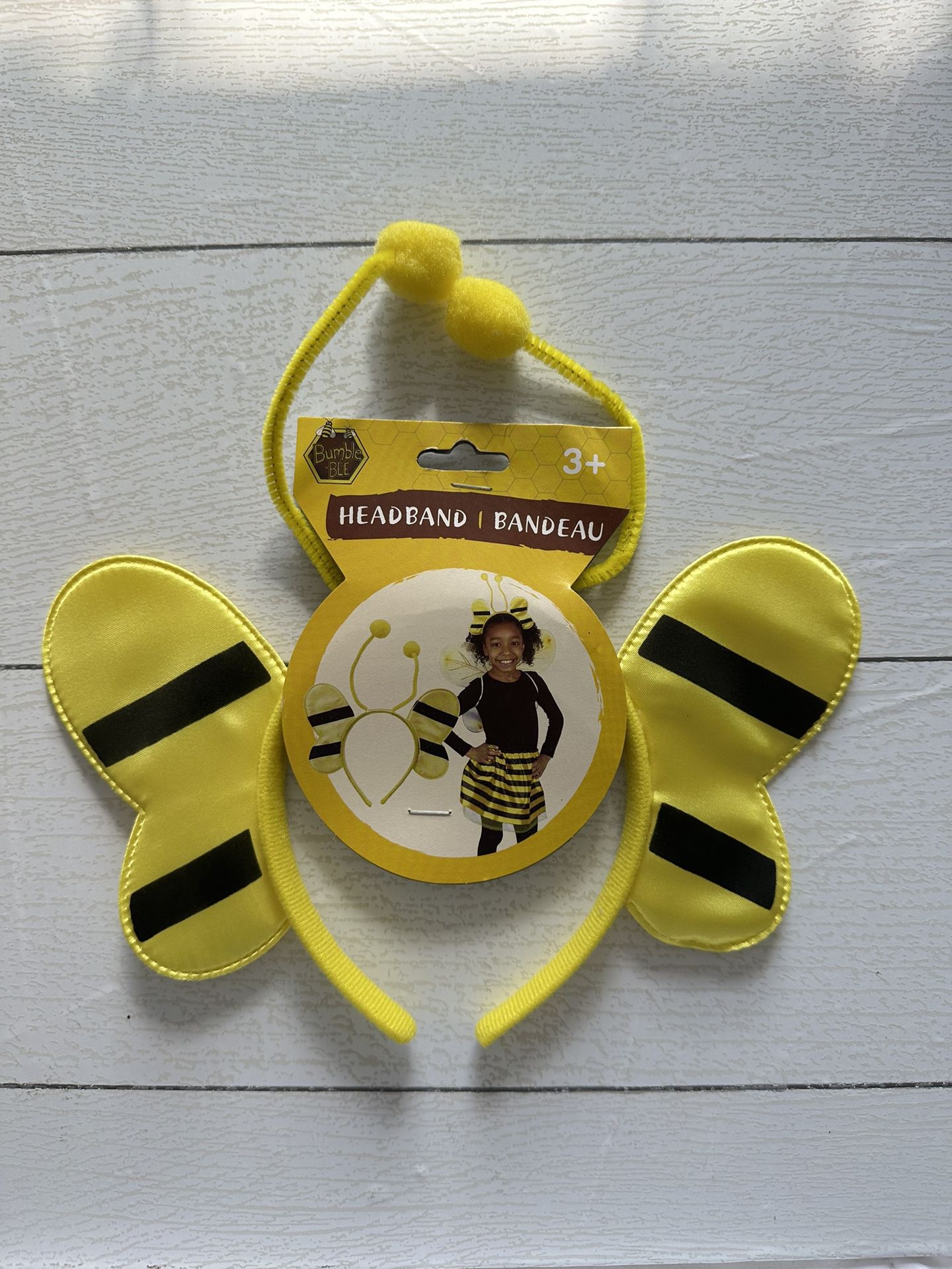 Bumble Bee headband kids os