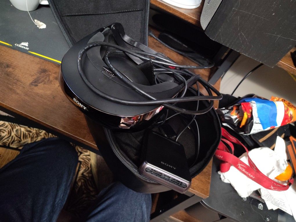Sony Hmz-t3w Personal 3d Viewer Head Mounted Display Wireless
