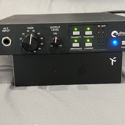 Great River Nv1 Mic Pre - with rack, ears and feet