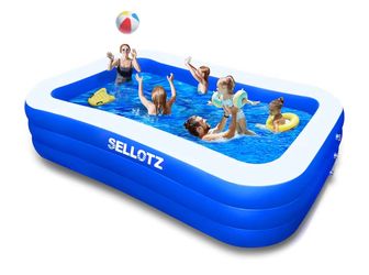 Inflatable swimming pool