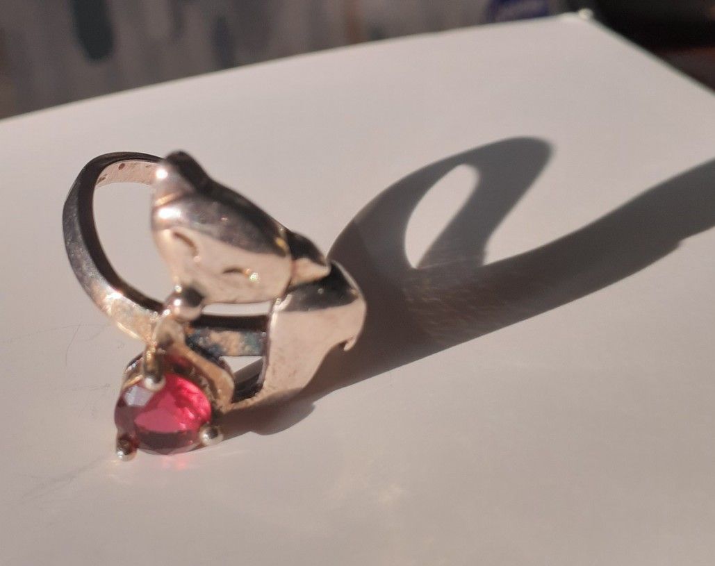 Sterling Foxy Ring Sixe 9