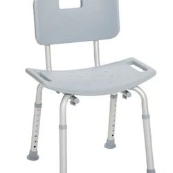NEW-White Shower Chair