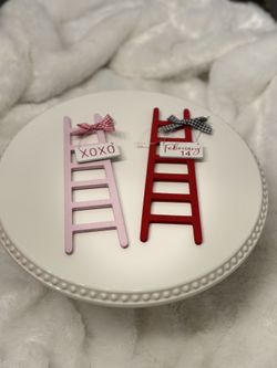Pink and Red Mini ladder