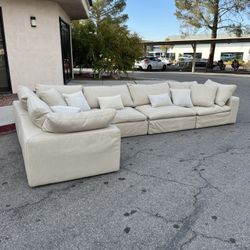 Authentic Restoration Hardware Cloud Luxe Modular 5 Piece Sectional (Can Deliver For $10 )