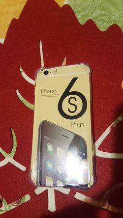 Apple iphone 6 plus clear case .