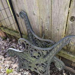 Cast Iron bench ends