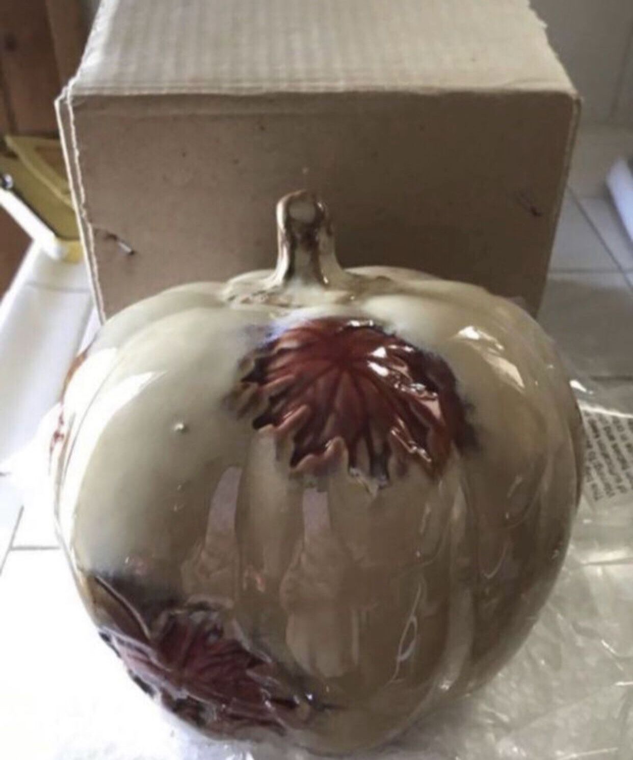 Ceramic fall π pumpkin decoration New