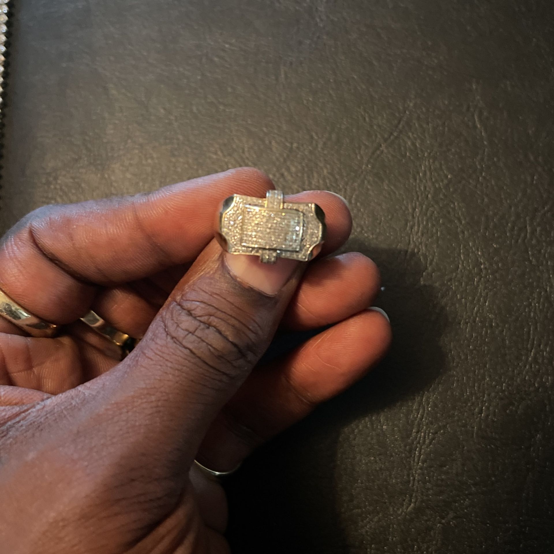 Diamond Tennis Necklace With Pendant 3,000 Without Pendant 2,300 The Ring 600. Or We Can Make A Deal. Or Best Offer. Won’t Respond To Bullshit 💯✌🏾