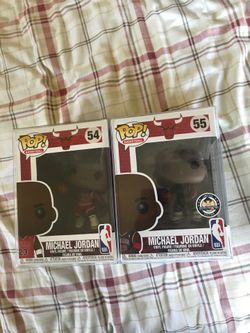 FUNKO POP MICHAEL JORDAN ASIA FANATICS EXCLUSIVE AND ORIGINAL TWO PACK