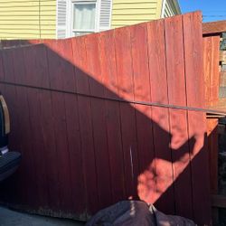 Fence Sections Ceder Total Of 10 $50 Each