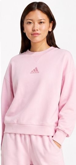 adidas ALL SZN Fleece Loose Sweatshirt Pink XL