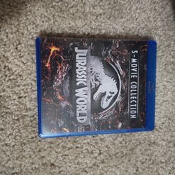 Jurassic World 5 Movies Collection - Blueray Disc Only