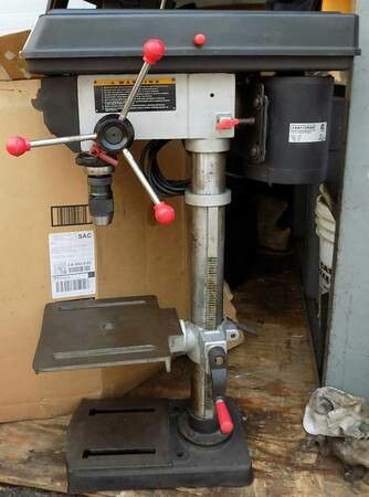 Sears Craftsman 12" Drill Press Model 152.219110 with Jacobs 1/2" Capacity Drill Chuck and Chuck Key