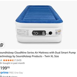 AIR MATTRESS WITH BUILT IN PUMP