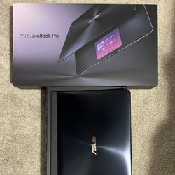 Asus zenbook pro ux580g, 4k displays, touch screen