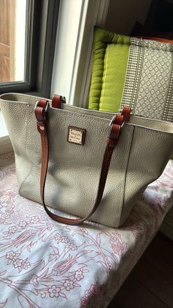 Dooney & Bourke Leather ivory color tote bag