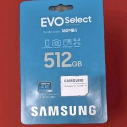 SAMSUNG EVO Select + Adapter microSDXC 512GB (2024) Phone Camera Drone 