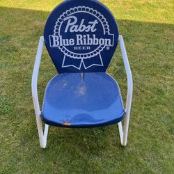 Pabst Metal Chair