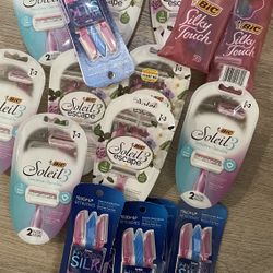 Bic schick disposable razors  Any4 packs for $10