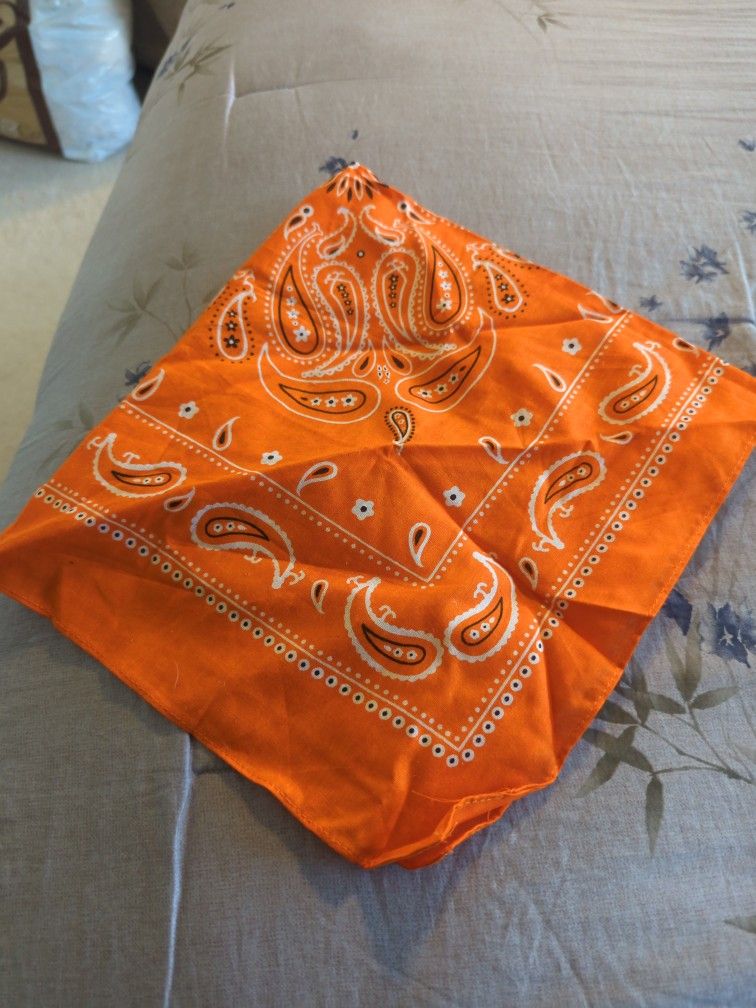 orange bandana
