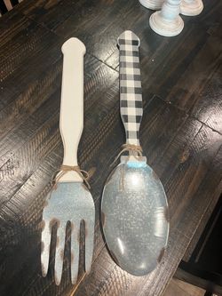 Fork and spoon wall art
