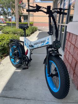Sasikibike Electric Bike 35MPH Folding ebike Mountain Bike Financing $49 Down Payment