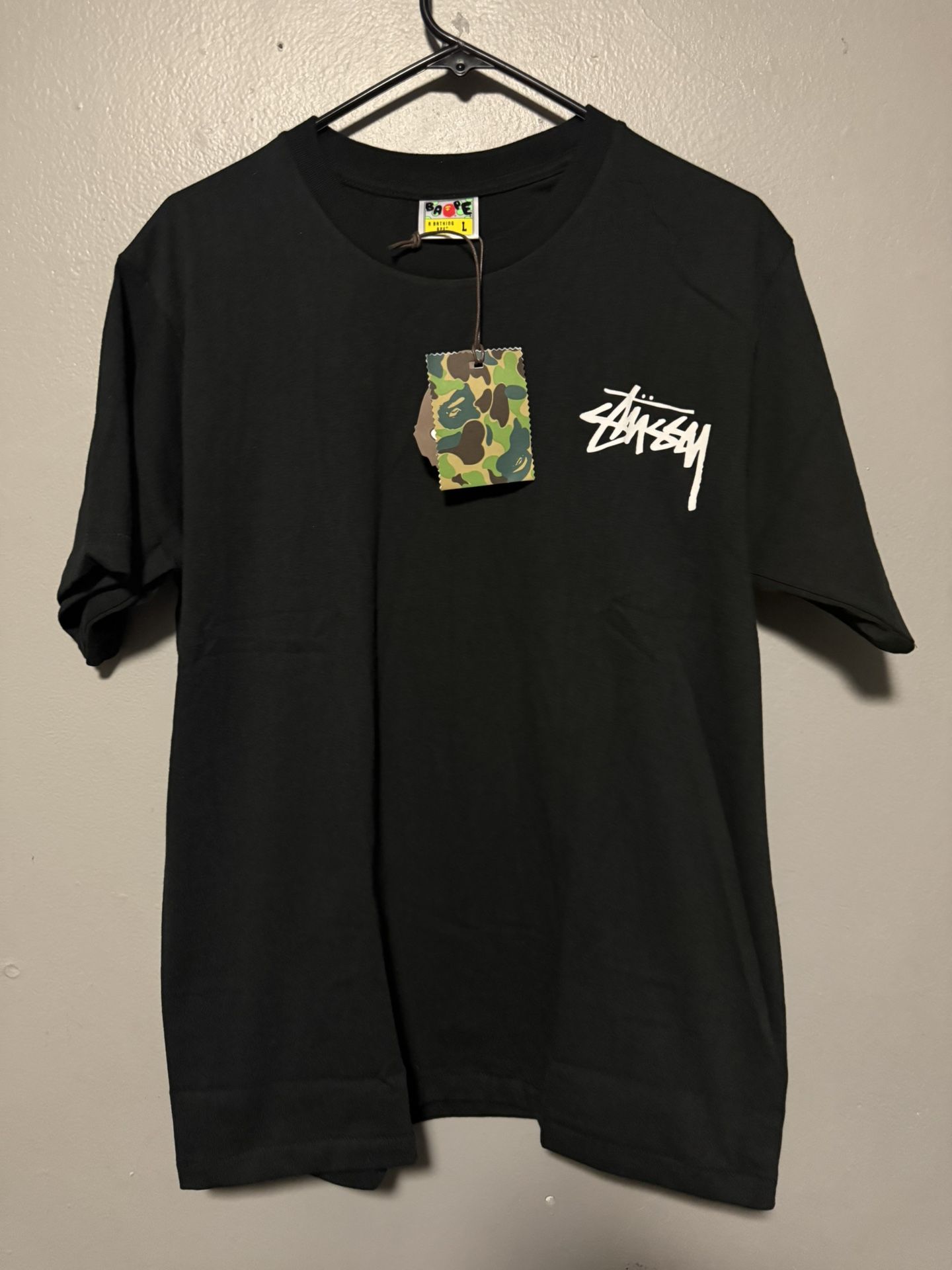 bape x stussy tee