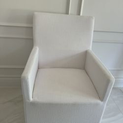 RH ELLISON HIGH-BACK FABRIC DINING SIDE CHAIR