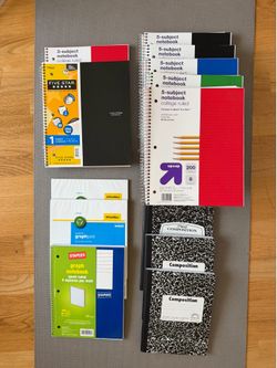 Brand new Total of 13 Assorts School Notebooks