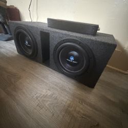 3000watt amp+ 2 10s