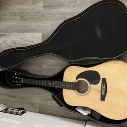 Acoustic Guitar With Case 