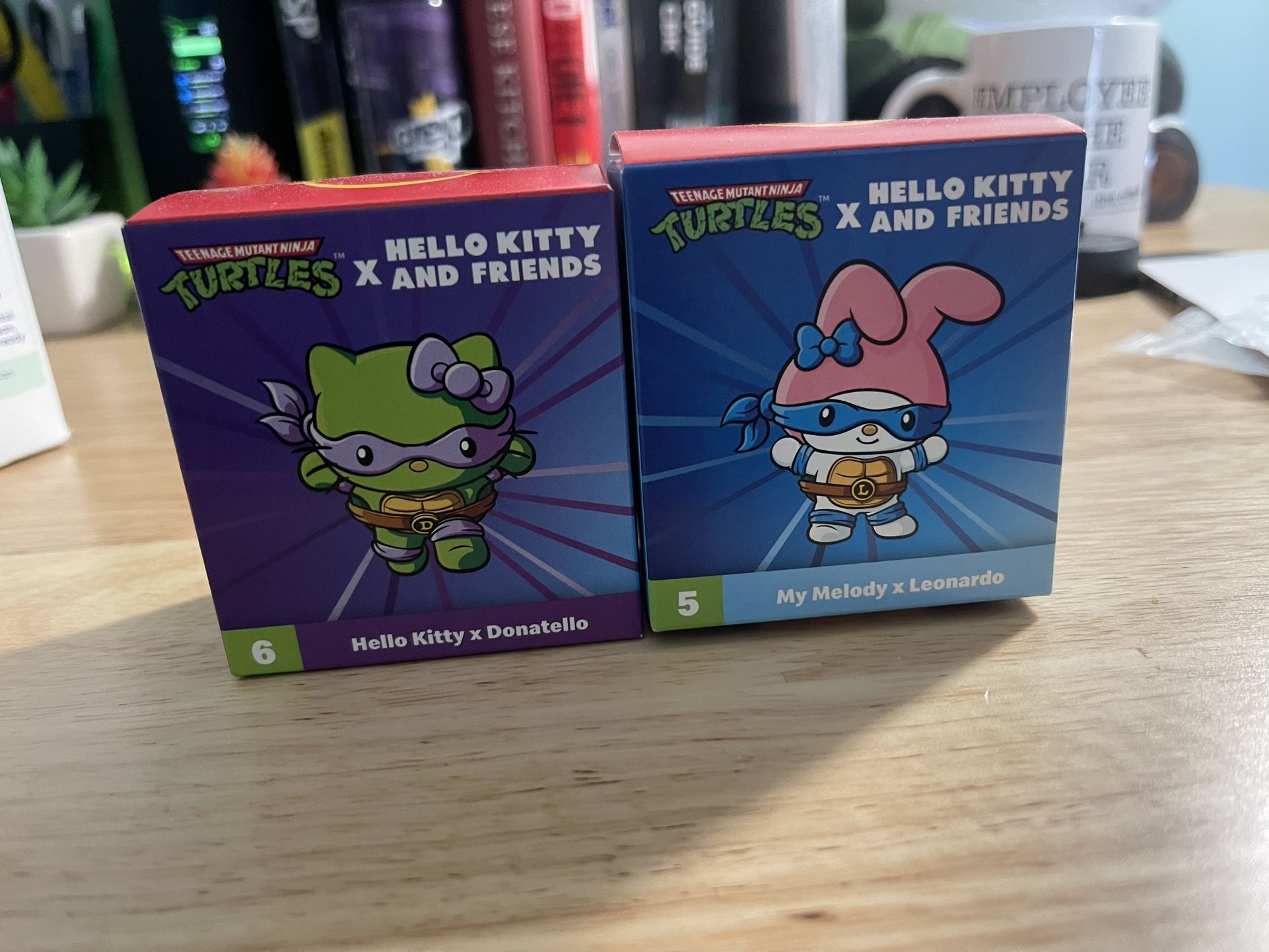 Hello Kitty x TMNT happy meal toys