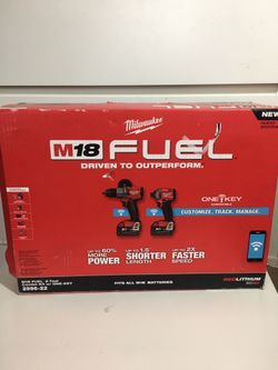 Milwaukee New KIT M8 ONE KEY (Bluetooth ) New Generation. Kit NUEVO: Hammer Drill, Impact, 2 batteries 5.0, charger