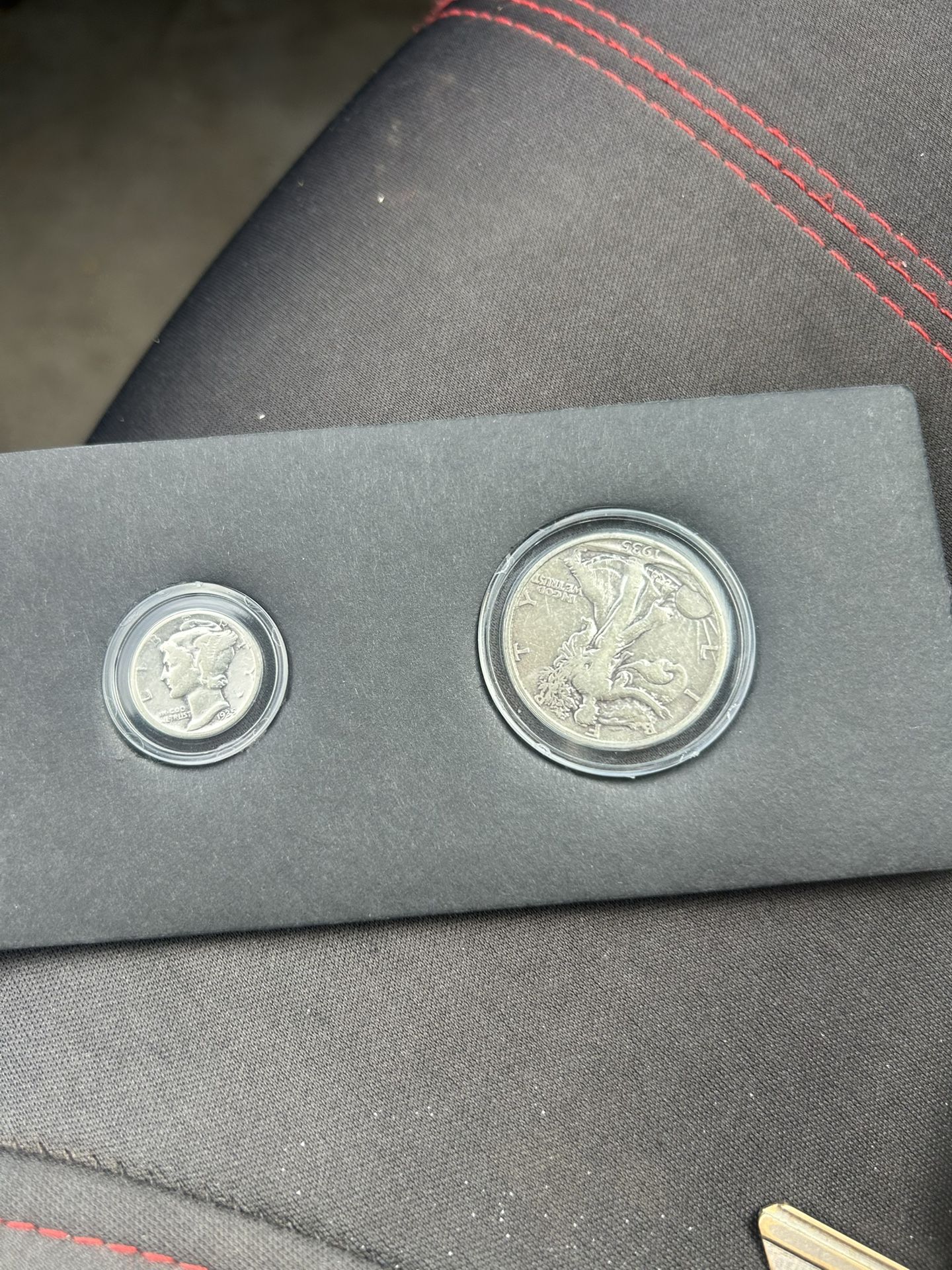 1794 Old Peny And 1935 Dime Annan Half dollar Coin 